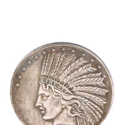 CK 1907 Indian Commemorative Coin Silver Plated Collectible Coin Home Decor Coin