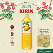 Thùng 8 chai nước ép quýt nguyên chất Kirin 1500ml