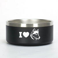 Customize Name Non-slip Pet Bowls Food And Water Feeder Cat Puppy Feeding Pet Supplies Dog Accessories Rust Free Steel