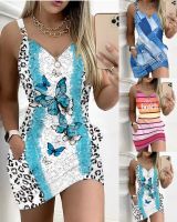 【HOT】❒◈☇ Womens Dresses 2023 Fashion Print Beach Female Robe S-XXXL