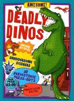 Plan for kids หนังสือต่างประเทศ Gatefold Activity Awesome: Deadly Dinos ISBN: 9781849580670