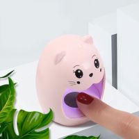 Mini Nail Dryer Creative Cute Cat Shape 3 Lamp Beads LED UV Nail Art Manicure Machine Finger Tool Accessories