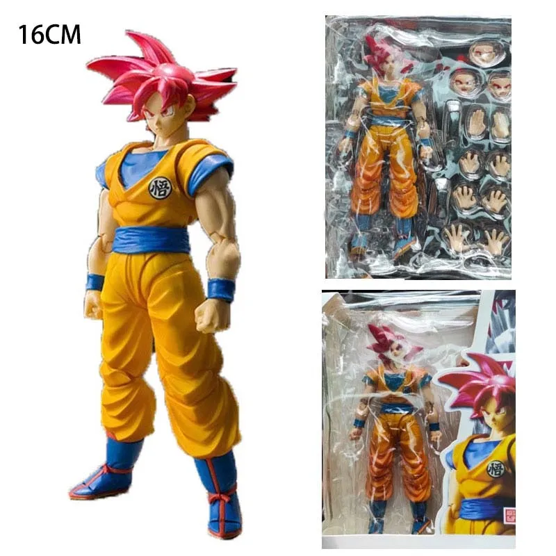 Compre 17cm Dragon Ball SHF Super Saiyan Blue Hair Son Goku PVC Action  Figure Boxed Movable Joints Model Collectibles Toys Gfit barato — frete  grátis, avaliações reais com fotos — Joom