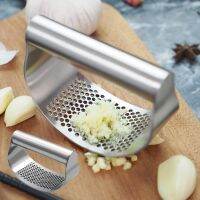 【CC】✴  garlic press rolling tools grinder curved surface mincing masher durable home kitchen cooking appli