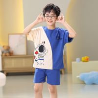 Teens Pijamas short Sleeve Cotton Boy Sleepwear children 10 14 16 Years