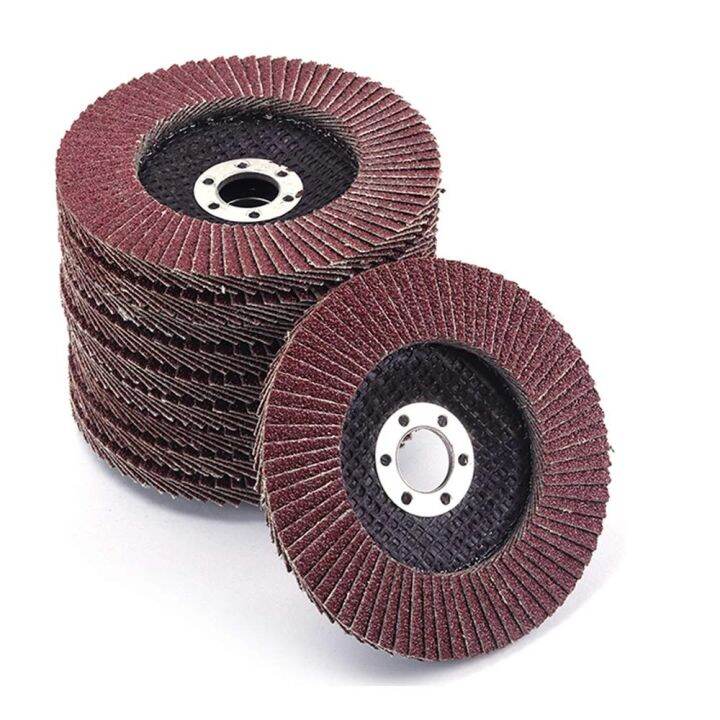 (10pcs) Flap Disc For Metal Wood Paint Flap Disc 4" Original Heavy Duty