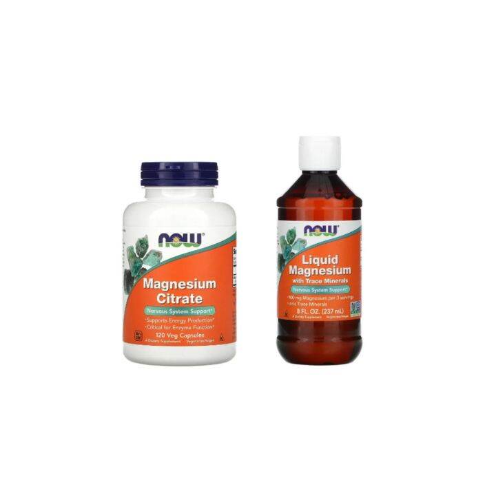 Healthy Taste Now Foods Magnesium Citrate Transporters Glycinate