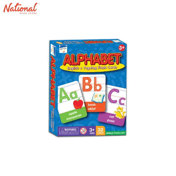 Alphabet English And Tagalog Flash Cards Et 358 | Lazada PH