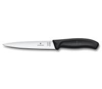 Victorinox มีดครัว Kitchen Knives - Swiss Classic Filleting Knife, 16 cm, Black (6.8713.16B)