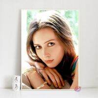 Amy Acker โปสเตอร์เครื่องตกแต่งฝาผนังผ้าใบพิมพ์ลายดวงดาวบนผ้าใบแคนวาสสำหรับคาเฟ่หอพัก Hiasan Kamar 69F 0726