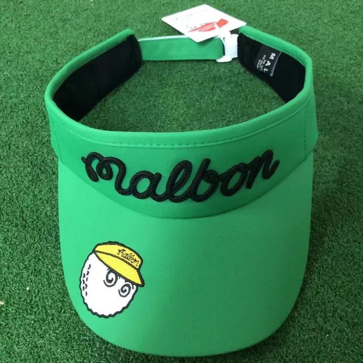 เสื้อไม่มีหมวกแก๊ปเล่นบอลระบายอากาศได้ดีใส่ได้ทั้งชายและหญิงแบบเกาหลีหมวกกอล์ฟ-malbon