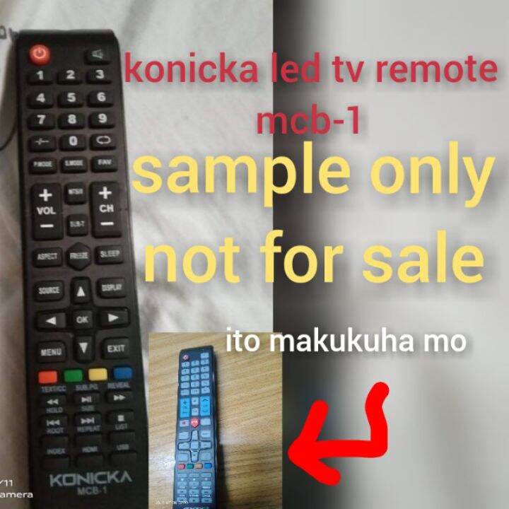 konicka led tv remote MCB1,100 na gagana sa tv mo Lazada PH