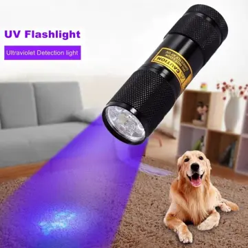 Vansky UV Flashlight Black Light, 51 LED Blacklight Pet Urine Detector for  Dog/Cat Urine, Dry Stains, Bed Bug, Resin Curing, Scorpions Finder