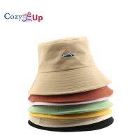 Cozy Up Bucket Hat Unisex สองด้าน Casual Cotton Small Fish Embroidery