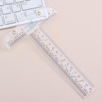 ❦ 1PC 6 inches T-Square Ruler Clear Acrylic Inches And Metric Measurements Straight Ruler DIY Drawing Tool Art Supplies Stationery