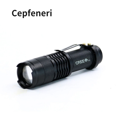 Mini Rechargeable Flashlight Three-Gear Aluminum Alloy XPe Strong Light Remote Led Zoom 145005 Battery Universal Lantern