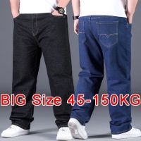 ۞ กางเกงยีนส์ขายาว ผ้ายืด ทรงตรง สําหรับผู้ชาย คนอ้วน บิ๊กไซส์ size 28-50 กางเกงคนอ้วน กางเกงไซส์ใหญ่ กางเกงยีนส์ขากระบอก กางเกงยีนส์ผู้ชาย