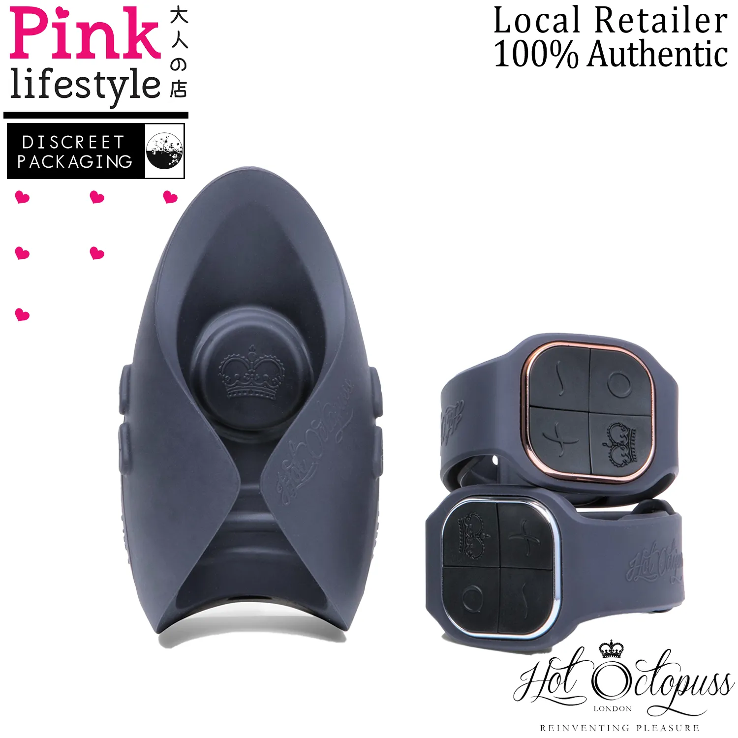 hot octopuss pulse solo lux remote control vibrating male masturbator