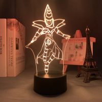 ❆ Led Light Anime Yu Gi Oh Dark Magician for Kids Bedroom Decoration Nightlight Child Birthday Gift Room Decor 3d Lamp Manga