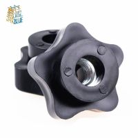 【CC】 2Pcs M12 M14 M16 Plum Bakelite Hand Tighten Nuts Handle Star Mechanical Thumb