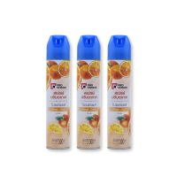 salePro Choice Air Freshener Spray Orange Scent 300 ml x 3+1 pcs.โปรช้อยส์ สเปรย์ปรับอากาศ กลิ่นส้ม 300 มล. x 3+1 กระป๋อง.  รหัสสินค้า