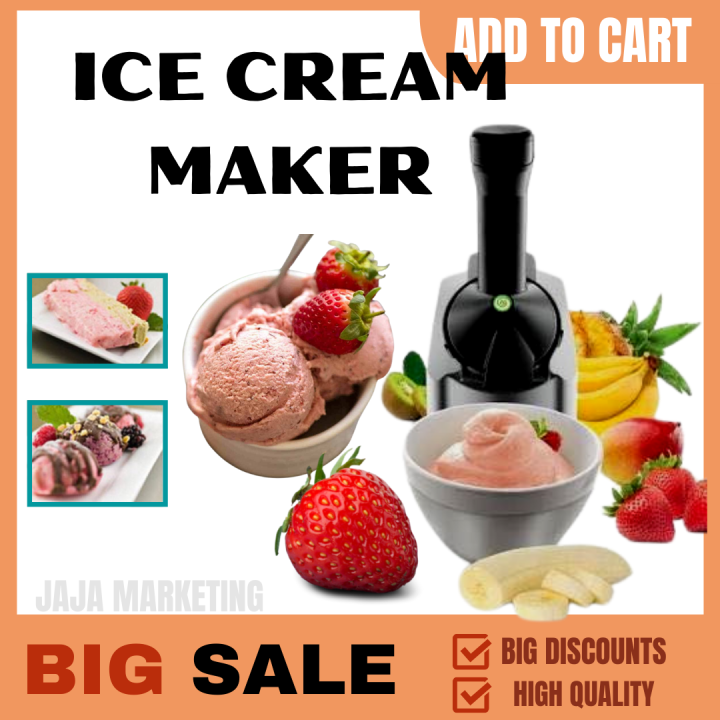 BEST SELLER!! Ice Cream Maker Electric Frozen Fruit Ice Cream Maker Ice