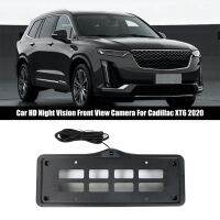 Car Front Bumper License Plate Support Mount Frame HD Night Vision Front View Camera for Cadillac XT6 2020