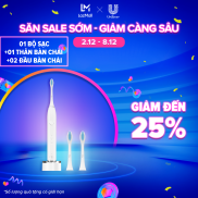 Bàn Chải Điện P S S100 PRO - Công Nghệ Sóng Âm, Chải Sạch Mảng Bám Tới 10X