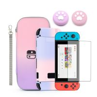 【2023】 Modern Kitchen mall 5 IN 1 Switch ชุดอุปกรณ์เสริมสำหรับ Nintendo Switch Console Storage Carry Bag ฝาครอบป้องกันเคสฟิล์มกระจกนิรภัยพร้อม Caps