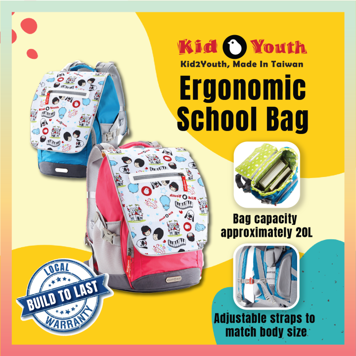 Buy Kid2Youth Kids Ergonomic School Bags In SG