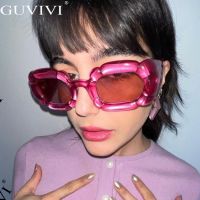 【LZ】☜▲✴  2023 Retro Y2K Candy Color Square Sunglasses Women Fashion Brand Designer Ins Popular Men Trending Punk Sun Glasses UV400 Shades