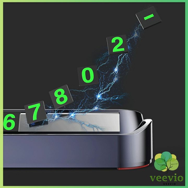 veevio-ป้ายทะเบียนมือถือ-รถป้ายทะเบียนที่จอดรถชั่วคราว-เหมาะสำหรับรถยนต์ทุกคัน-fluorescent-number-plate-สปอตสินค้า