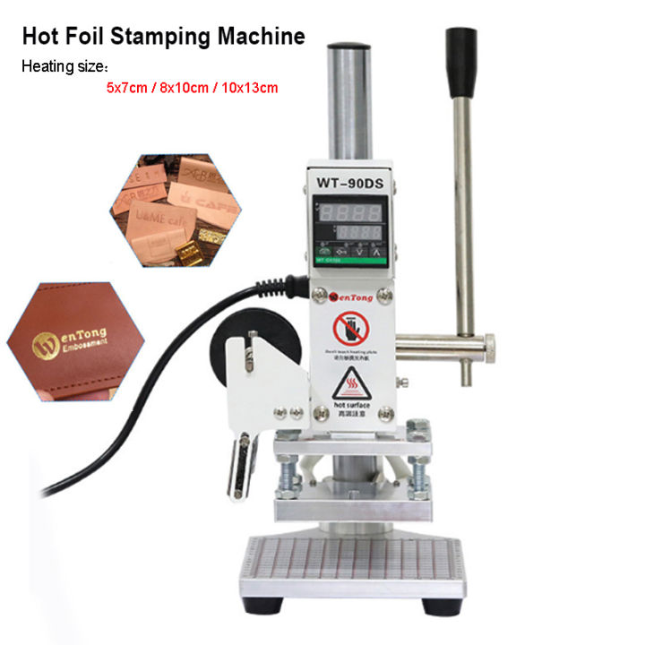 5x7cm Manual Hot Foil Stamping Machine Leather Logo Embossing