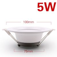 【♘COD Free Cas♘】 SDFW3242 Enwye ไฟไฟดาวน์ไลท์ Led 5W 7W 12W 18W 220V สีขาวนวล/เย็นสีขาวไม่มีไฟแฟลชเพดานแอลอีดีภายใน