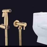 Gold Brushed stainless steel Toilet cleaning Bidet Spray wc Bathroom shower head Douche hand Hose Muslim Sanitary Shattaf YB23TH