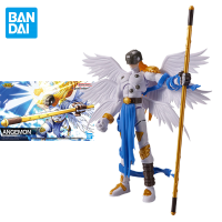 Bandai Original Digimon Adventure Anime Figure-Rise Angemon Action Figure ของเล่นสำหรับของขวัญเด็กสะสมเครื่องประดับ