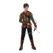Chàng trai Archer Robin Hood Cosplay Trang Phục Halloween Trẻ Em Thợ Săn