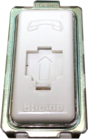 Bticino Magic Advance เต้ารับโทรศัพท์ 4 สาย