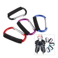 Roller Skates รองเท้าขนาดใหญ่ D-Shape อลูมิเนียม Carabiner Quick-Release Soft Handle Outdoor Camping Buckle Hook พวงกุญแจ Clip