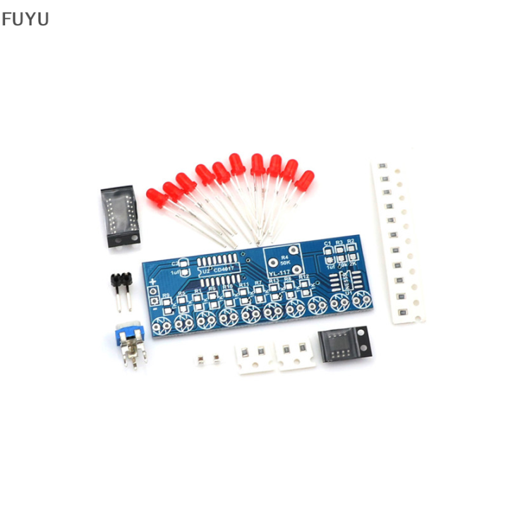 fuyu-ชุด-diy-running-flow-led-light-production-suite-electronic-ne555-cd4017