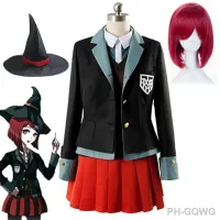 【LZ】✺♠❆  Anime Danganronpa V3 Cosplay Fantasia Matando Harmonia Yumeno Himiko Peruca Boné Mágico Uniforme Roupas