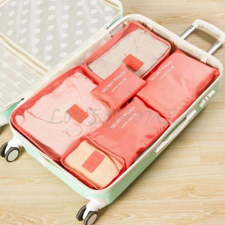 MYMYMY 6 in 1 Secret Pouch Travel Organizer Set Lazada PH