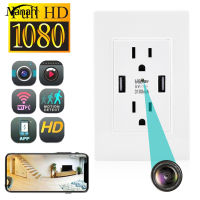 1080P Hd Mini กล้อง Wifi Wall Socket กล้องวิดีโอ Motion Detection Dual Usb Power Wall Outlet กล้อง US Plug