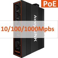 J20 1000M PoE 1000M PoE Poe Switch 5พอร์ตเครือข่ายอีเทอร์เน็ตที่ไม่มีการจัดการกิกะบิต IP40ราง DIN