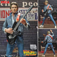 ของแท้ Figma Neca Reel Toys จากหนังดังเรื่อง Back to the Future 1985 แบ็คทูเดอะฟิวเจอร์ เจาะเวลาหาอดีต Marty McFly มาร์ตี้ แม็กฟลาย Audition Ultimate 7 Inch National Entertainment Collectibles Association งานแท้ ฟิกม่า Action Figure Original Genuine