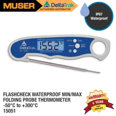 Waterproof Digital Thermistor Thermometer (DeltaTRAK 11050)