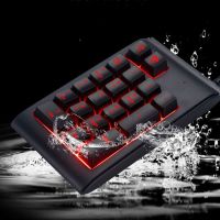 Three Colors RGB Backlit USB Wired Keyboard Waterproof Number Pad Numeric Keypad Mini Numpad Multi-functional Digital Keys