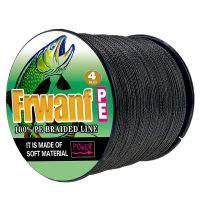 [A Full of energy] Frwanf 4 Strand 100MBraided สายตกปลา4 StrandStrong MultifilamentFor ตกปลาปลาคาร์พ100LB