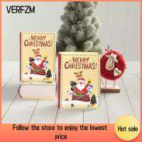 VERFZM SHOP 5pcs ปาร์ตี้คริสต์มาสปีใหม่ กล่องขนมสุขสันต์วันคริสต์มาส Navidad Noel ของตกแต่งบ้าน ถุงใส่ของ การ์ตูนลายการ์ตูน ของขวัญสำหรับเด็ก บรรจุภัณฑ์ของขวัญ ของตกแต่งงานปาร์ตี้