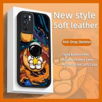 Anti-knock couple Phone Case For OPPO Reno6 Pro Dirt-resistant funny advanced cute Cartoon leather texture soft shell